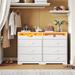 Ivy Bronx 6 - Drawer Dresser Wood in White | 30.1 H x 42.6 W x 15.6 D in | Wayfair 0027D6968FD84A85ADC57F9CE0238F55