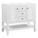 Wildon Home® Drequan 35" Wide 3 - Drawer Bathroom Cabinet Wood in Brown | 33.4 H x 35 W x 17.9 D in | Wayfair 1443241A55CA4F3B9E06B65A87B15F5F