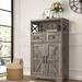 Gracie Oaks Cellina Accent Cabinet Wood in Gray | 42.5 H x 23 W x 11.6 D in | Wayfair F64930D02DAD4B8D81DE652D8B75E273