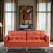 Latitude Run® 75" Upholstered Sleeper Sofa Wood/Linen in Orange/Brown | 30 H x 75 W x 34 D in | Wayfair A34BB9E5521C4D3591E6B43B9625614B