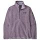 Patagonia - Women's Better Sweater 1/4 Zip - Fleecepullover Gr L rosa/grau