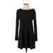 One Clothing Casual Dress - Sweater Dress: Black Dresses - Women's Size Small