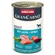 Lot animonda GranCarno Original 12 x 400 g pour chien - saumon, épinards