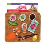 Lot de jouets KONG Pull-A-Partz Sushi pour chat - lot de jouets