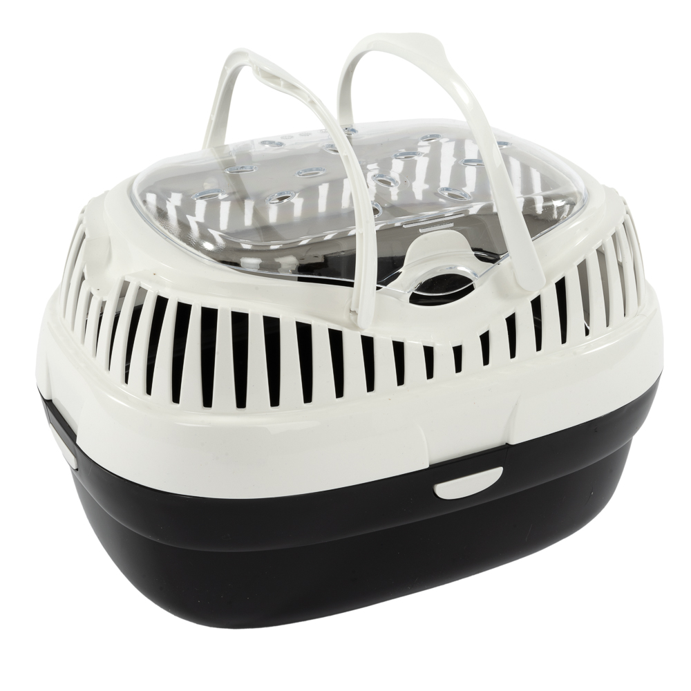 Cage de transport TIAKI Cutsie pour rongeur et lapin nain - L 36 x l 26 x H 23 cm