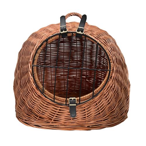 Panier de transport Aumüller, couleur miel pour chat - L 50 x l 40 x H 44 cm