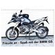 Freude an - Spaß mit der BMW GS (Wandkalender 2024 DIN A4 quer), CALVENDO Monatskalender - Calvendo