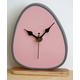 NEW 15cm Modern Pink Mantel Clock - Wood Handmade Unique Clock Wooden Clock Desk Clock Gift