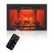 35"W Recessed Multicolor LED Electric Fireplace - 35