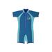 JoJo Maman Bebe Wetsuit: Blue Color Block Swimwear - Women's Size 3