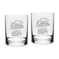 Bucknell Bison Class of 2024 14oz. Two-Piece Classic Double Old Fashioned Glass Set