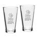 Lehigh Mountain Hawks Class of 2024 16oz. Two-Piece Classic Pint Glass Set