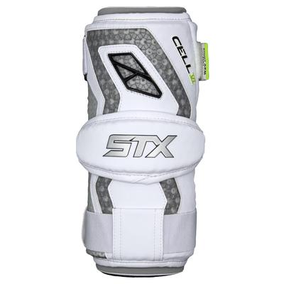 STX Cell VI Men's Lacrosse Arm Pads White