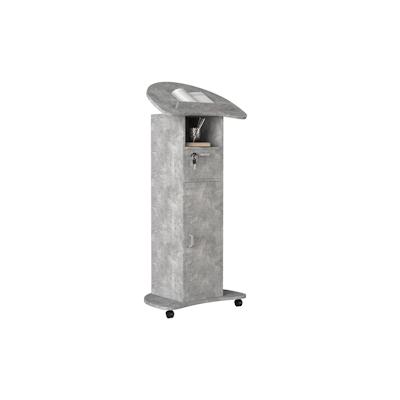 VCM Stehpult Redola Beton-Grau H. 110 bis 120 cm x B. 56 cm x T. 37 cm Image