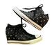 Converse Shoes | Converse Ct Lux Mid 547196c Black/Egret Platform Wedge Studded 10.5 Us 8 Uk Rare | Color: Black/Gray | Size: 10.5