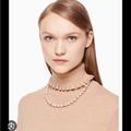 Kate Spade Jewelry | Kate Spade Lady Marmalade Rose Gold Pearl Necklace | Color: Gold/Pink | Size: Os