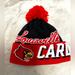 Adidas Accessories | Adidas Louisville Cardinal Snow Hat Pompom Beanie | Color: Black/Red | Size: Os