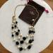 Kate Spade Jewelry | Kate Spade New York Pearl, Black And Gold Necklace | Color: Black/Gold | Size: 27”L