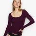 Victoria's Secret Tops | Just In! Vs Xl Heavenly Supersoft Modal Scoopneck African Violet Burgundy Mauve | Color: Purple/Red | Size: Xl