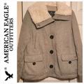 American Eagle Outfitters Jackets & Coats | American Eagle Grey Bomber Jacket Sz L | Color: Gray/White | Size: L