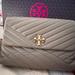 Tory Burch Bags | Kira Chevron Convertible Shoulder Bag | Color: Gray | Size: Os