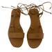 Madewell Shoes | Madewell Women’s 8.5 (Fits Like 8) The Boardwalk Lace-Up Sandal Leather Tan | Color: Tan | Size: 8.5