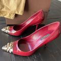 Louis Vuitton Shoes | Louis Vuitton Bernice Pumps Heels Shoes, Size 39/Us 8.5 | Color: Red | Size: 8