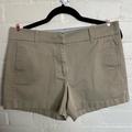 J. Crew Shorts | Jcrew Women’s Flat Front Chino Shorts 4” Inseam - Size 8 | Color: Tan | Size: 8