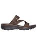Skechers Women's Relaxed Fit: Easy Going - Slide On By Sandals | Size 7.0 | Chocolate | Synthetic | Vegan