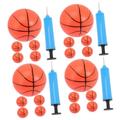 TOYANDONA 4 Sets Inflatable Basketball Mini Beach Ball Toys for Kids Kid Toys Mini Basketball Hoop Bouncy Balls for Kids Children’s Toys Ornament Small Basketballs To Shoot Baby Indoor Metal