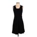 Theory Cocktail Dress - A-Line: Black Solid Dresses - Women's Size 4