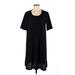 Nina Leonard Casual Dress - Shift: Black Dresses - Women's Size Medium