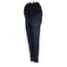 Indigo Blue Jeggings - Super Low Rise: Blue Bottoms - Women's Size Small Maternity