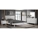 F&L Homes Studio Cerys Standard 5 Piece Configurable Bedroom Set Metal in Brown/White | 50 H x 63 W x 88 D in | Wayfair FLBD01558WBD59012Q