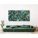 17 Stories Celebration II - Artist Enhanced Canvas Print Metal in Blue/Green | 60 H x 74 W x 3 D in | Wayfair 342C529202884CDDAED91EE6CF987ED3