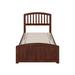 Red Barrel Studio® Aritina Solid Wood Slat Bed Wood in Brown | 41.5354 H x 41.6535 W x 82.126 D in | Wayfair 7398196933E1458E89028BDE75FC4EC5