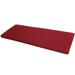 Latitude Run® 2" Indoor/Outdoor Patio Furniture/Window Seat Bench Cushion High-Resilience Foam Polyester in Red | 2 H x 43 W x 24 D in | Wayfair