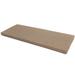 Ebern Designs 2" High-Resilience Foam Indoor/Outdoor Patio Furniture/Window Seat Bench Cushion Polyester in Brown | 2 H x 59 W x 23 D in | Wayfair