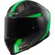 LS2 FF811 Vectror II Carbon Grid Helmet, green, Size XS