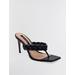 Women's Bella Braided Sandal Heel in Black / 9.5 | BCBGMAXAZRIA