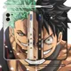 Coque de téléphone Anime Luffy avec dragonne One Piece Samsung A54 A34 A73 A53 A33 A23 A14