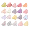 Culottes triangulaires en coton pour filles sous-vêtements pour enfants de 2 à 12 ans lot de 24