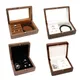 Boîtes à bijoux en bois organisateur de bijoux petit bois pour étui collier bague vitrine avec