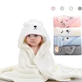 Serviette de bain pour bébé garçon et fille peignoir pour bébé couvertures emmaillotées avec
