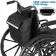 Sac de rangement latéral pour accoudoir de fauteuil roulant poudres étanches pour fauteuil roulant