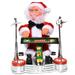 NUOLUX Creative Santa Claus Toy Christmas Doll Decor Battery Operated Musical Moving Figure Holiday Decoration without Battery