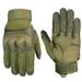 1 Pair of Finger Gloves Tactics Half Finger Gloves Outdoor fitnesss Protective Gloves Warm Gloves Size M(Army Green)