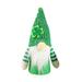 piaybook Tabletop Ornaments St. Patricks Day Gnome Ornament Irish Gnome Ornament Green Irish Doll Elfs Home Decor Decorative Ornaments for Home Holiday Tabletop Decor