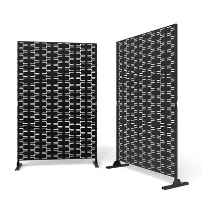 Outdoor Privacy Screen with Stand (Set of 2)