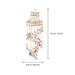 Conch Sea Shell Wind Chime Hanging Ornament Wall Decoration Creative Hanging Pendant Stylish Hanging Ornament Hanging Decor for Home Living Room (Random Style)